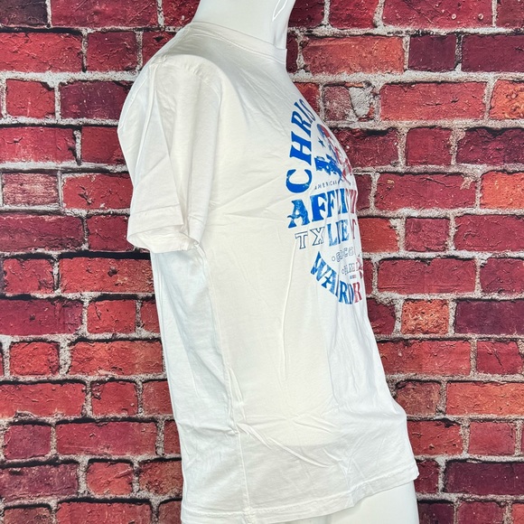 Affliction Men's Short Sleeve Graphic T-shirt - White / Red -Size: M / L - NWT - Picture 6 of 10